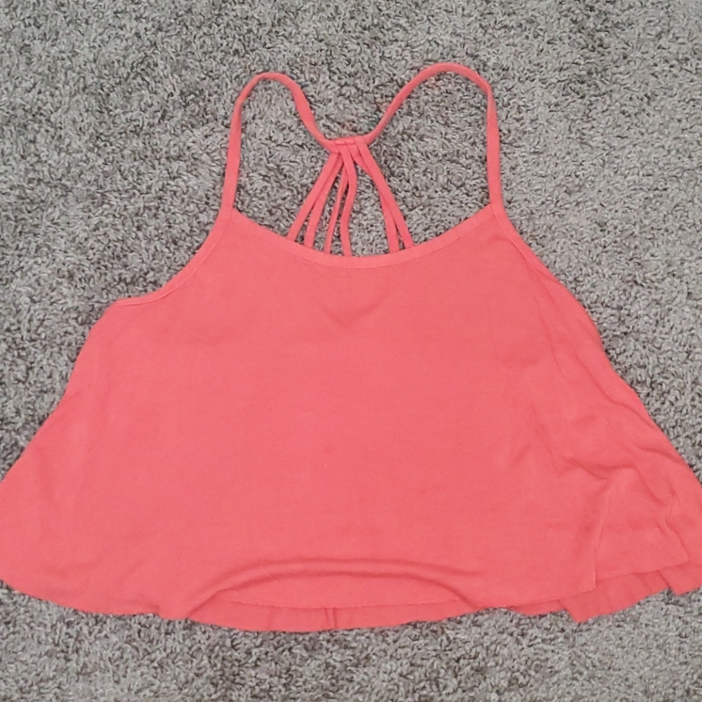 Flounce crop top